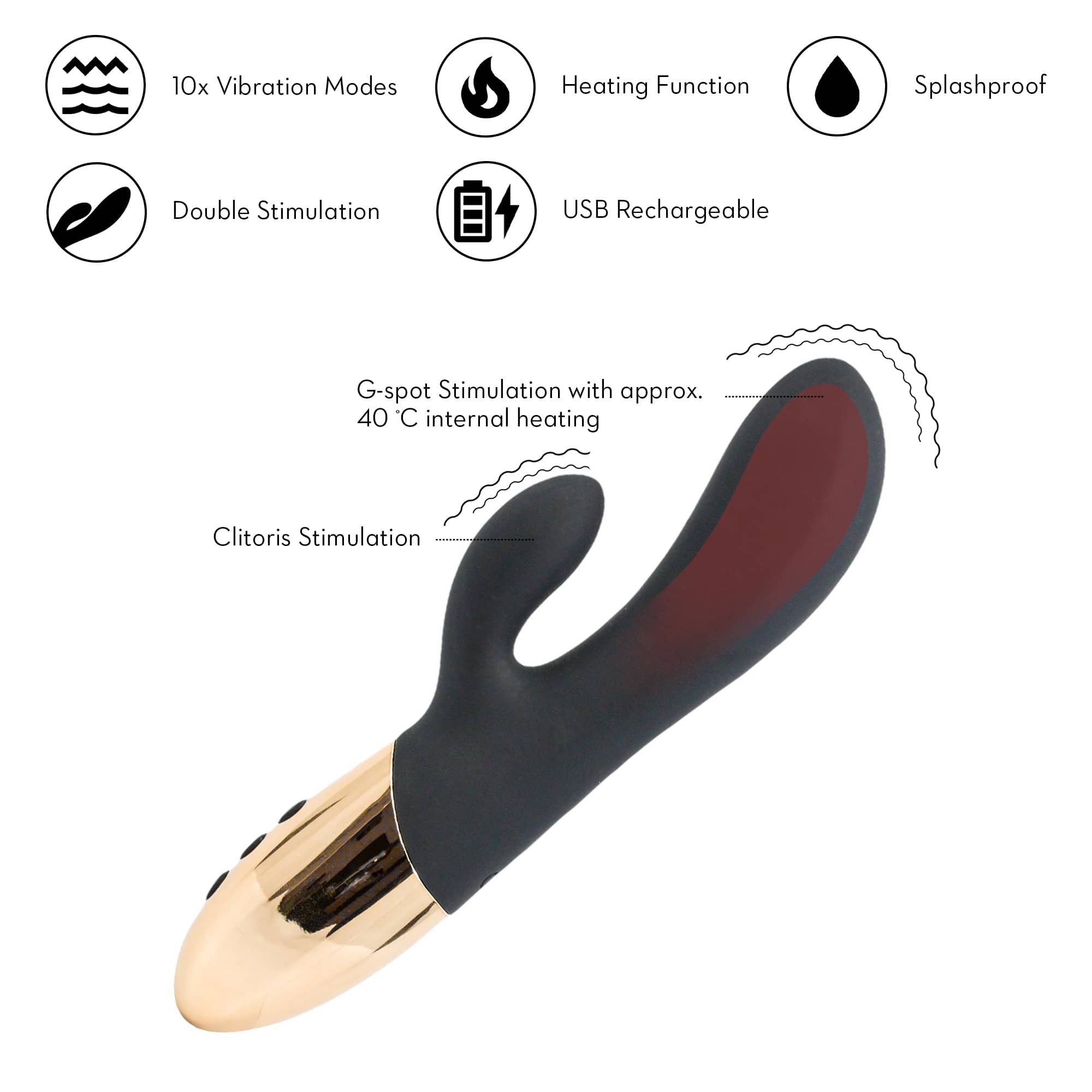Bunny Friends Smooth Lover Rabbit Vibratorer Bunny Friends Smooth Lover Rabbit Vibratorer