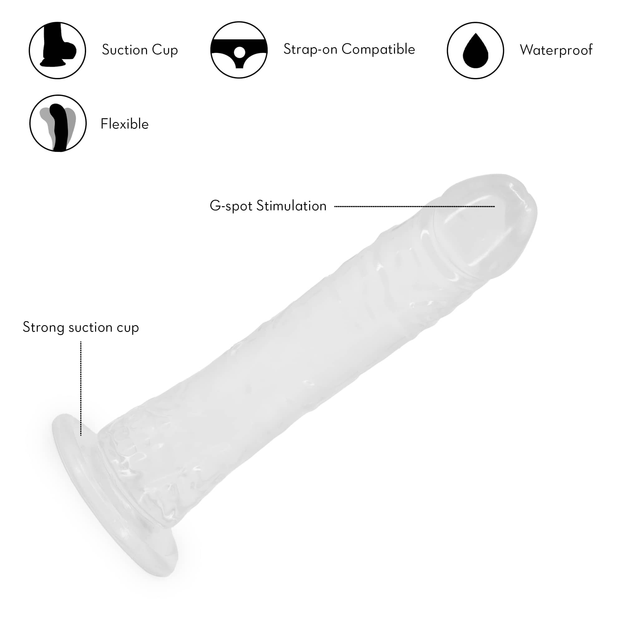Clearlust Pleasing Dildo Sexleksaker Clearlust Pleasing Dildo Sexleksaker