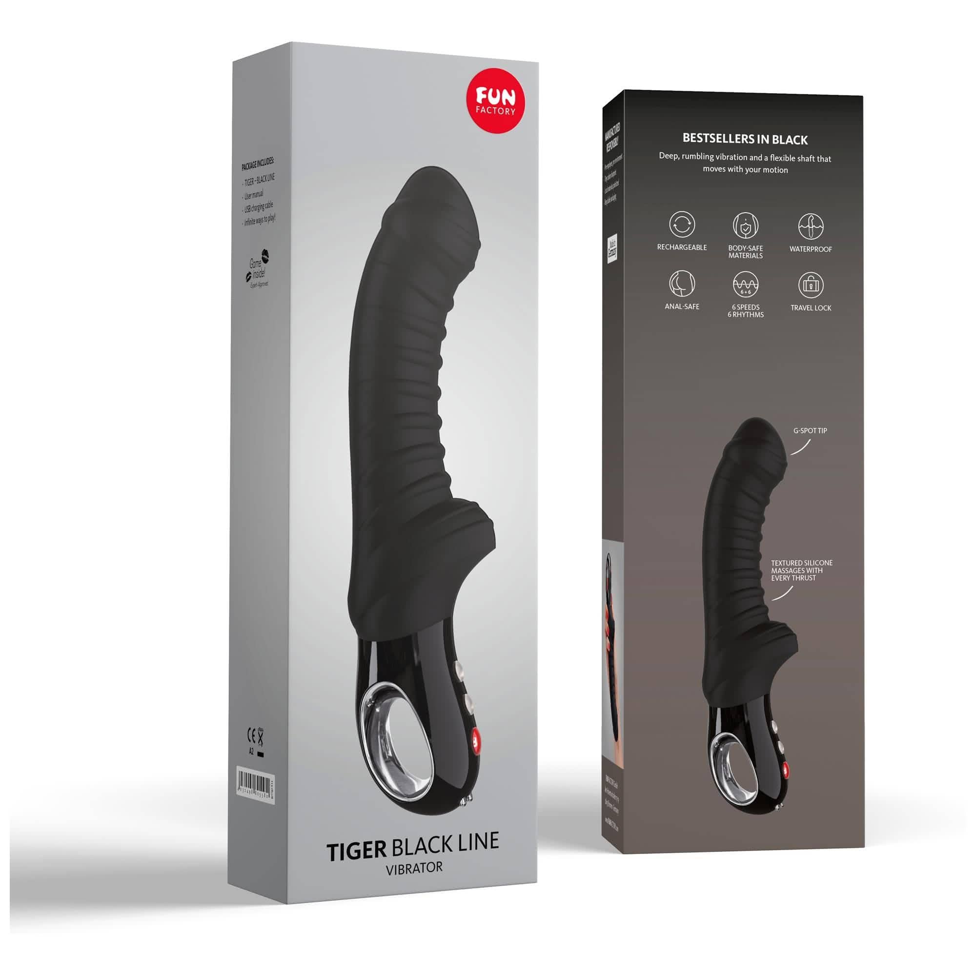 Fun Factory Tiger G5 Black Dildos Fun Factory Tiger G5 Black Dildos