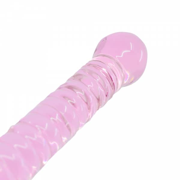 Glassy Rose Ripple Dildo Dildos Glassy Rose Ripple Dildo Dildos