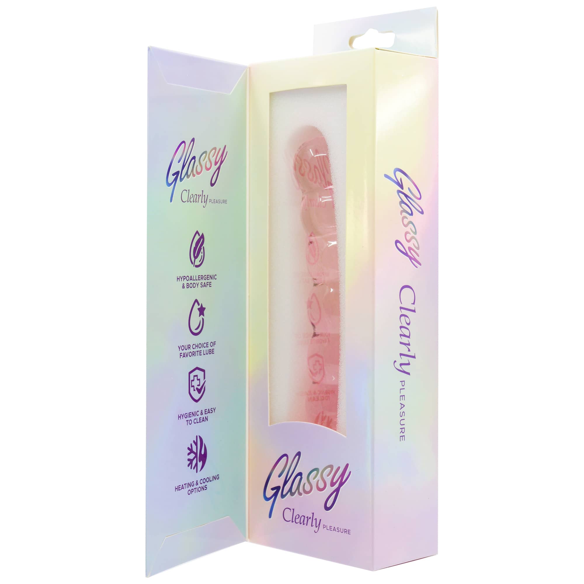 Glassy Rose Bubble Dildo Dildos Glassy Rose Bubble Dildo Dildos