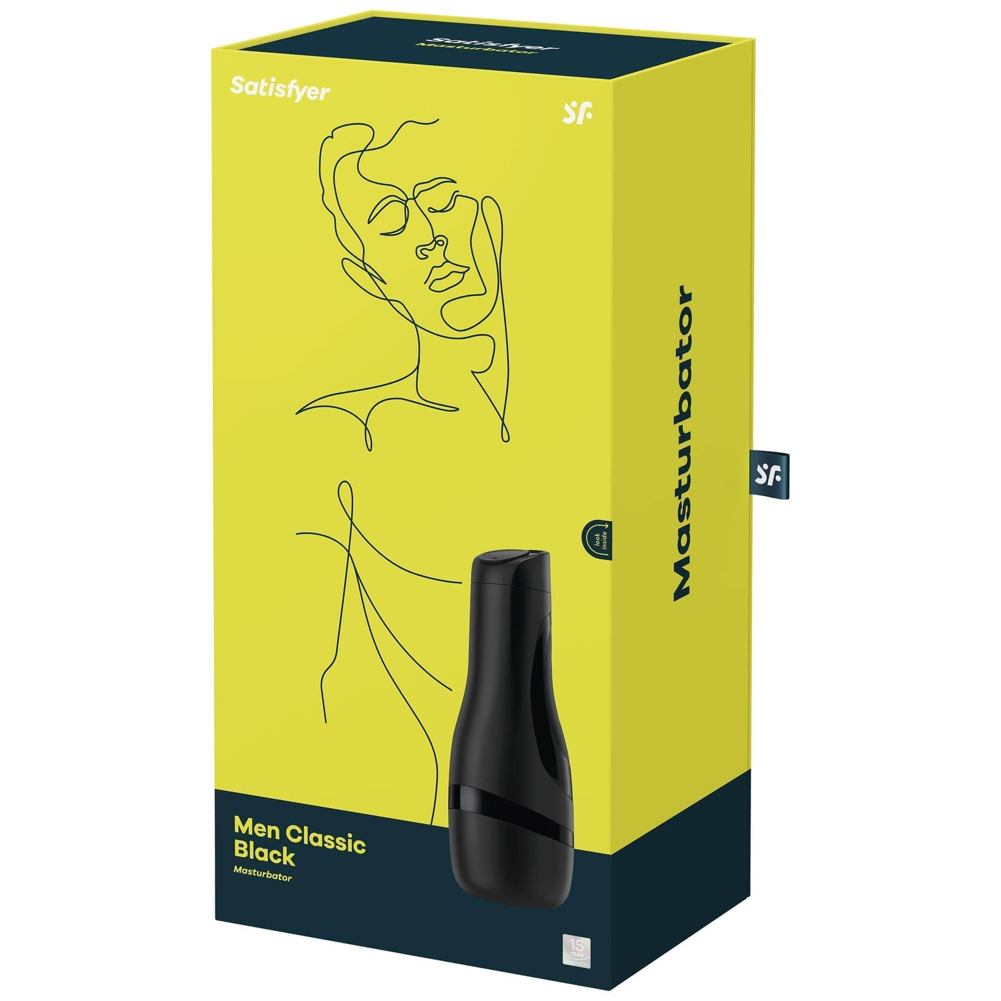 Satisfyer Men Classic Masturbator Black Lösvagina Satisfyer Men Classic Masturbator Black Lösvagina