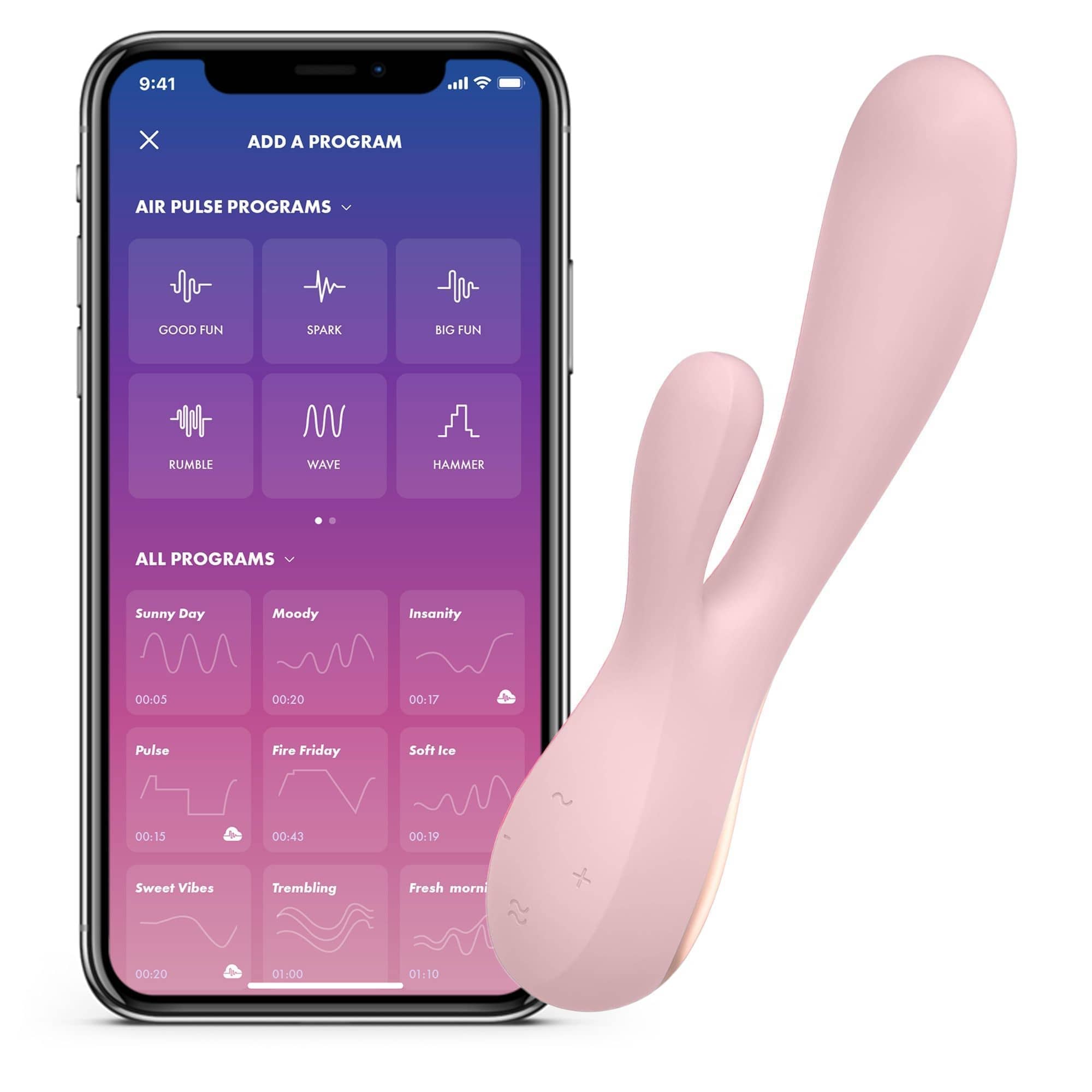 Satisfyer Monoflex Pink Rabbit Vibratorer Satisfyer Monoflex Pink