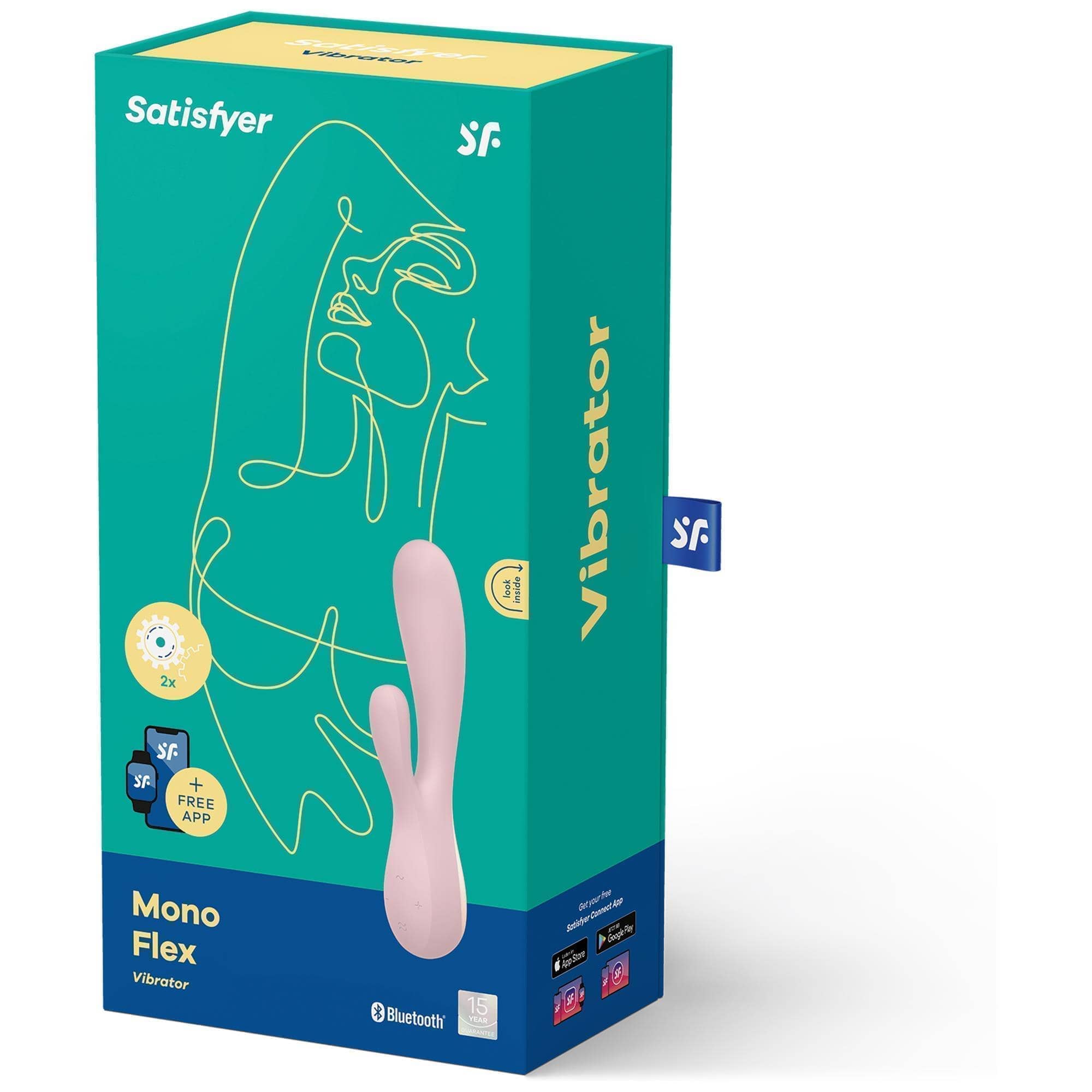 Satisfyer Monoflex Pink Rabbit Vibratorer Satisfyer Monoflex Pink Rabbit Vibratorer