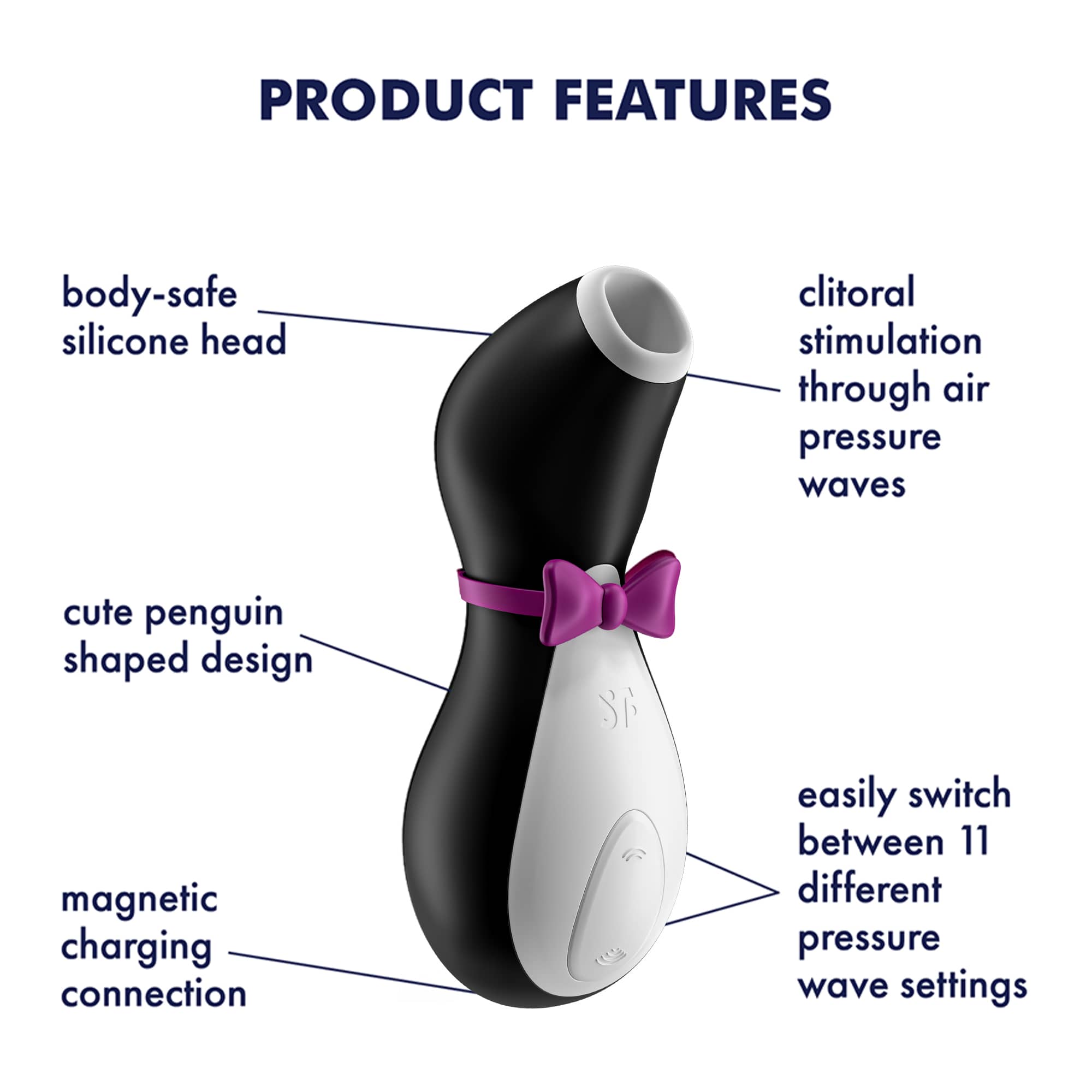 Satisfyer Pro Penguin Next Generation Lufttrycksvibratorer Satisfyer Pro Penguin Next Generation Lufttrycksvibratorer