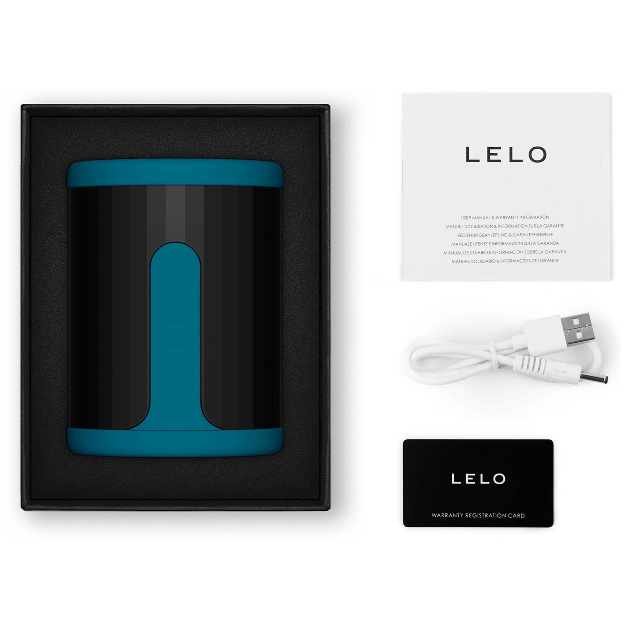 Lelo F2S Masturbator Teal Honom Lelo F2S Masturbator Teal Honom