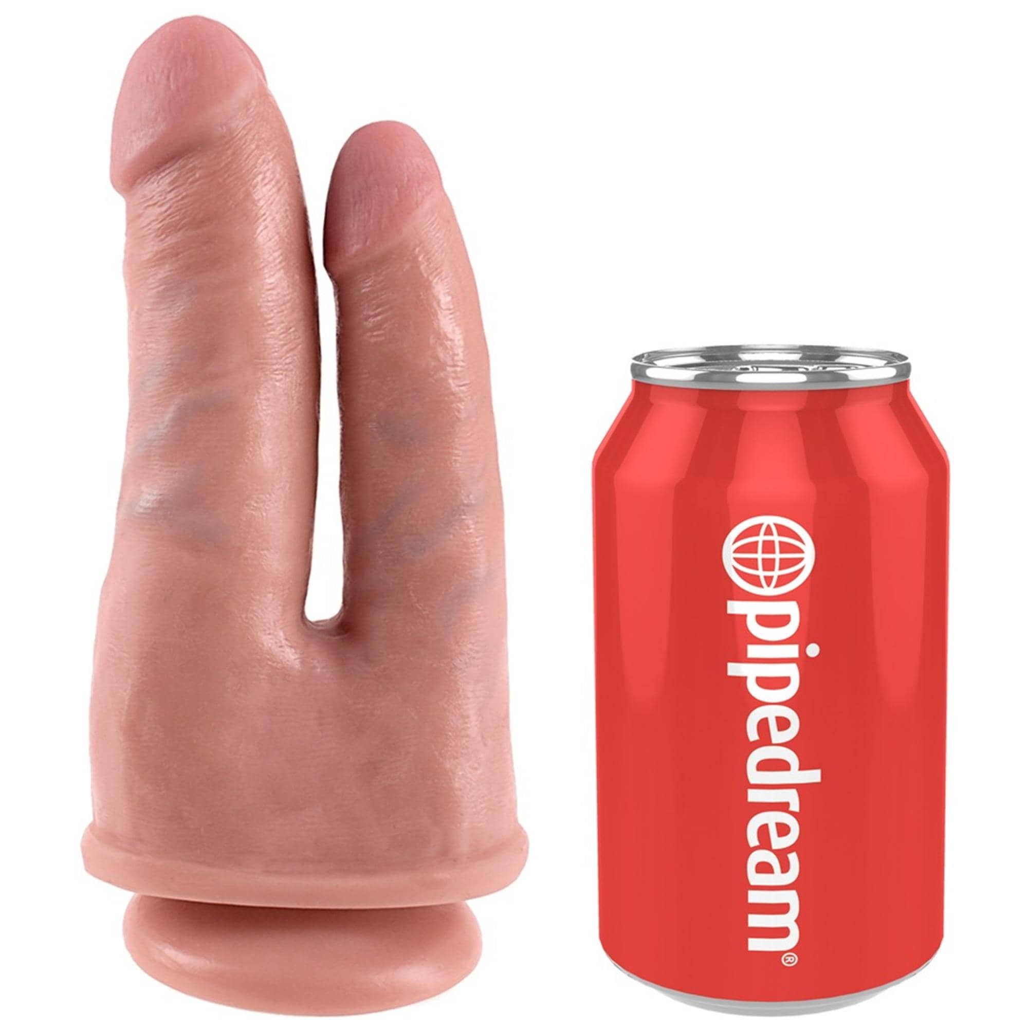 King Cock Double Penetrator Light 8.75in Henne King Cock Double Penetrator Light 8.75in Henne