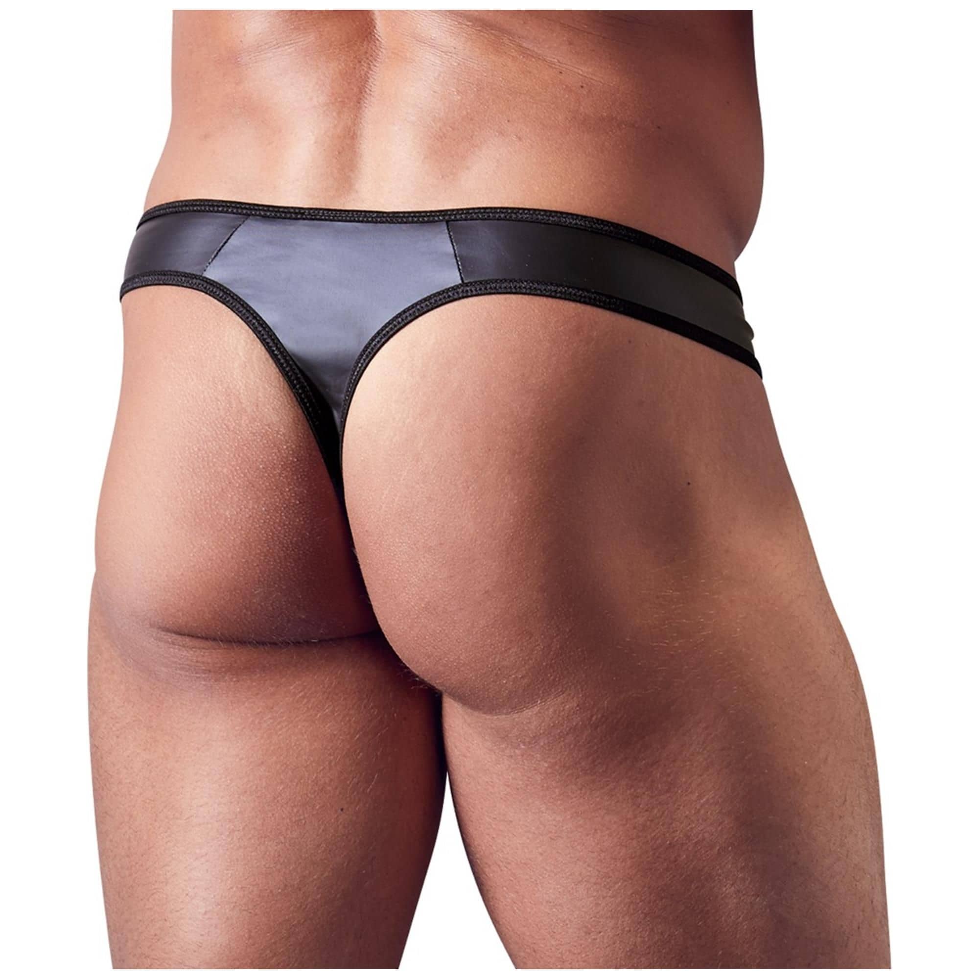 Men’s G-String with Strass Zipper – Svart – M Honom Men’s G-String with Strass Zipper – Svart – M Honom