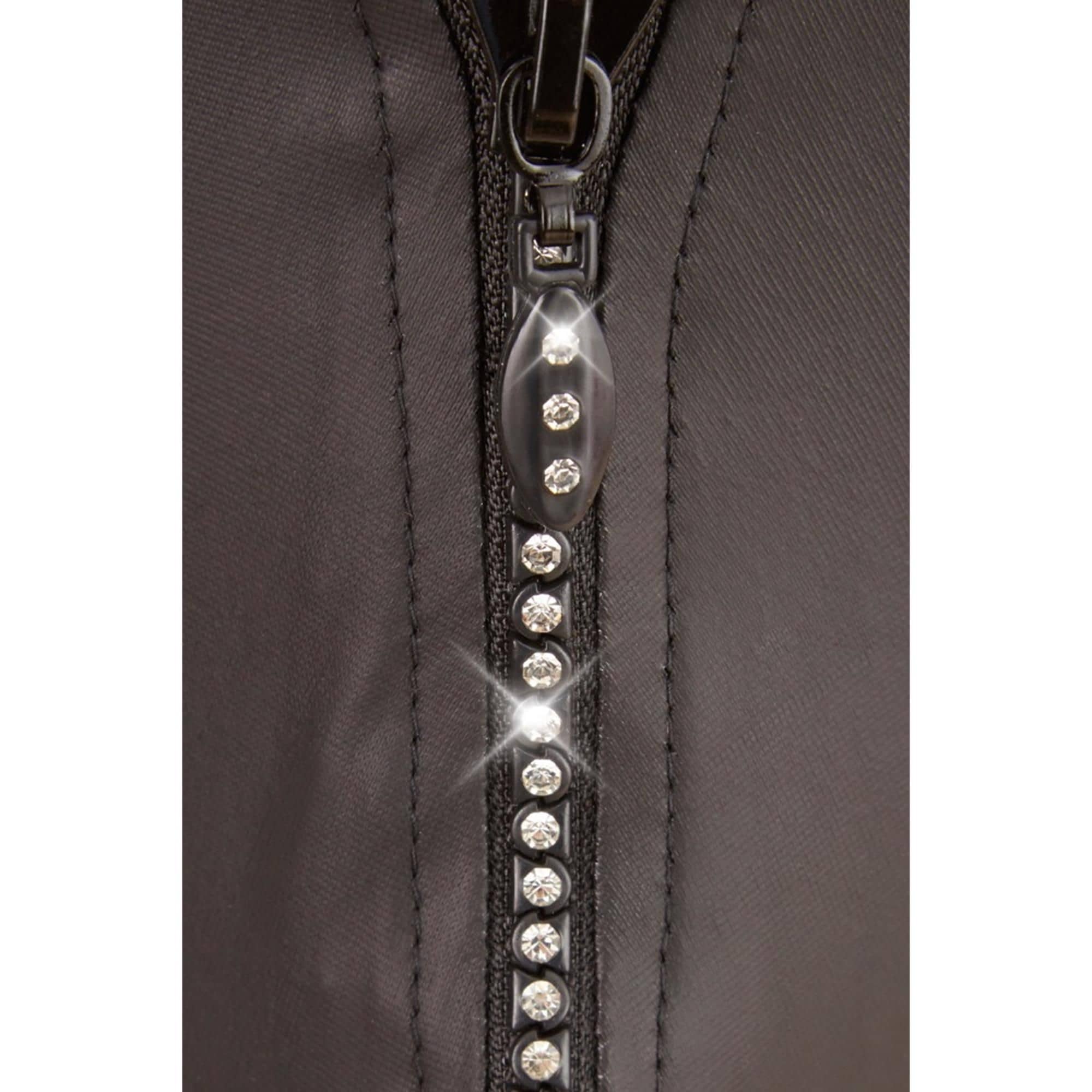 Men’s G-String with Strass Zipper – Svart – M Honom Men’s G-String with Strass Zipper – Svart – M Honom