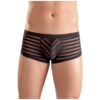 Men Striped Pants - Svart - XL