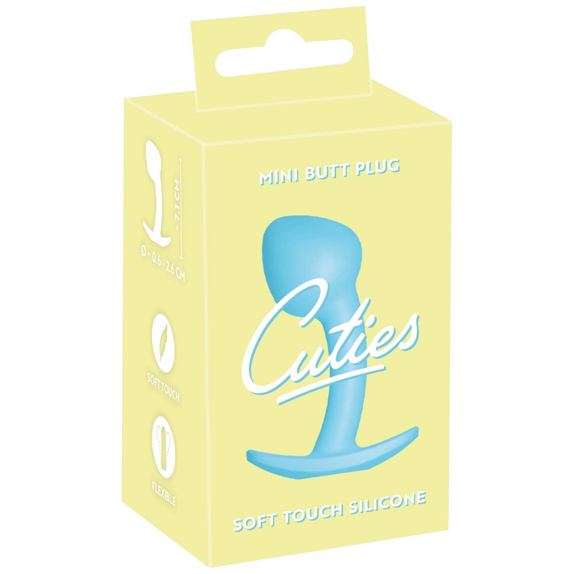 Cuties Mini Butt Plug Blue Buttplug Cuties Mini Butt Plug Blue Buttplug