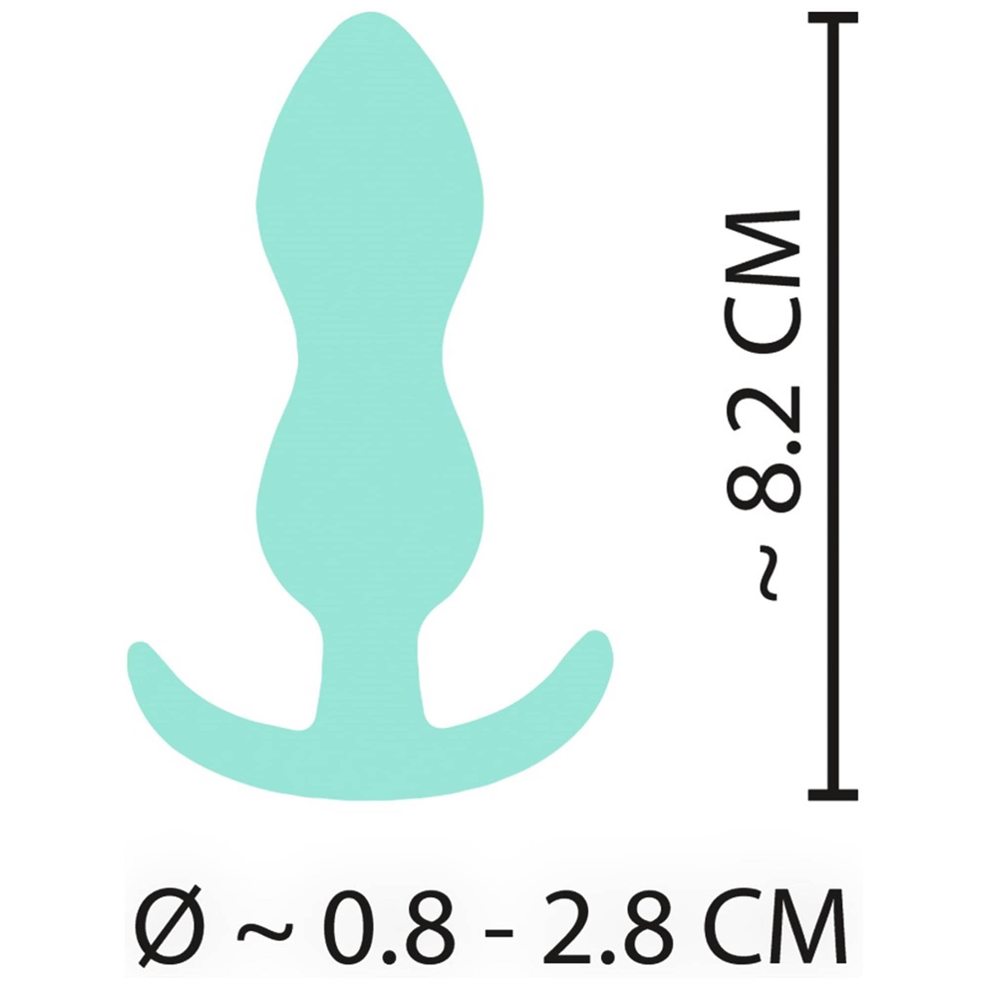 Cuties Mini Butt Plug Green Buttplug Cuties Mini Butt Plug Green Buttplug