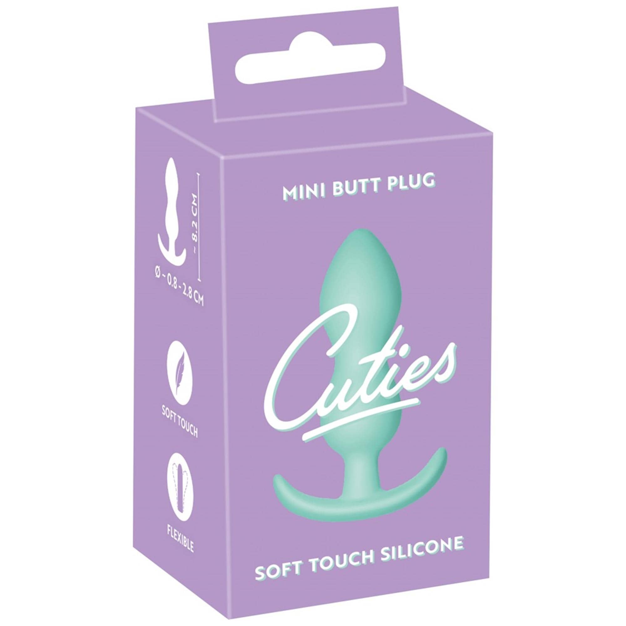 Cuties Mini Butt Plug Green Buttplug Cuties Mini Butt Plug Green Buttplug