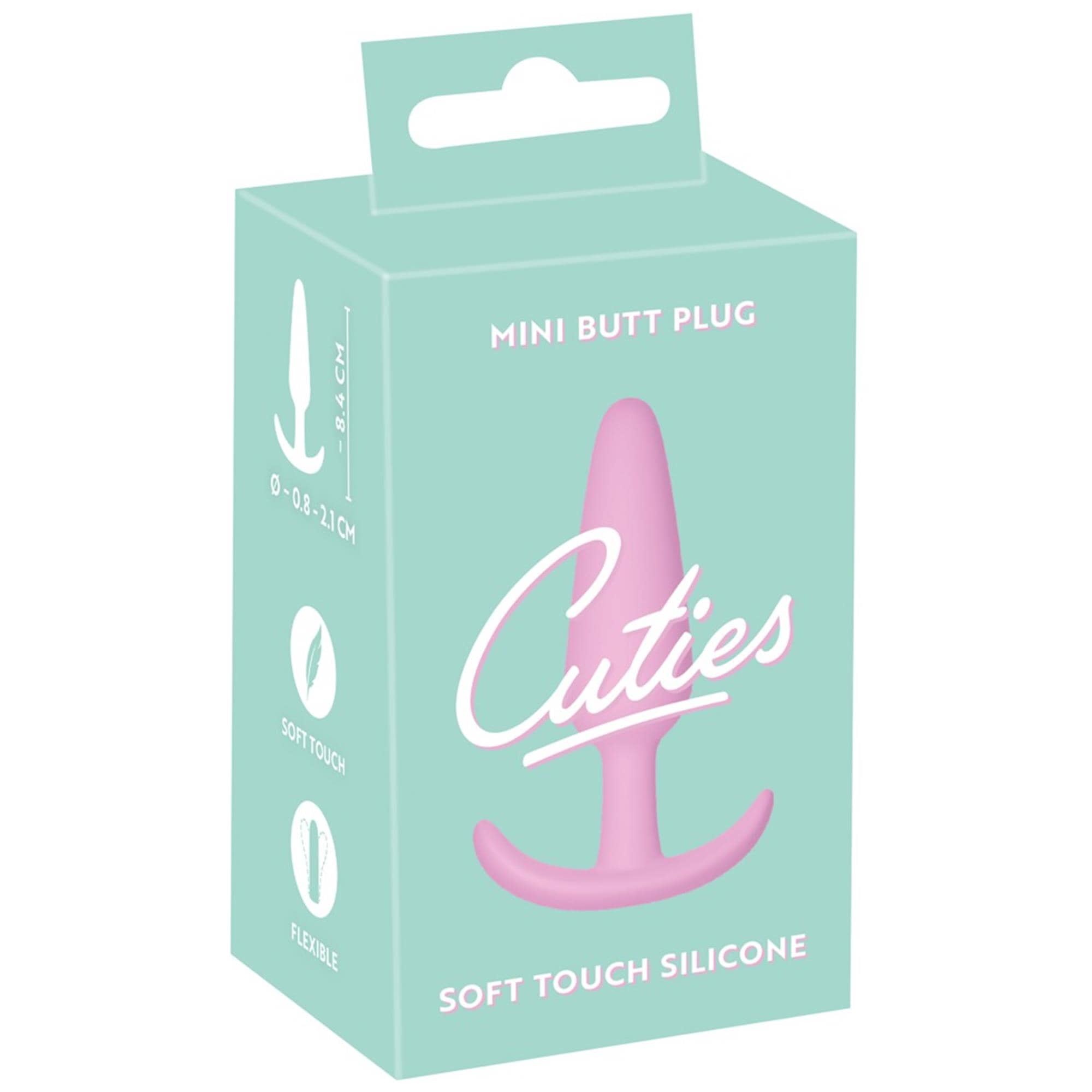 Cuties Mini Butt Plug Pink Buttplug Cuties Mini Butt Plug Pink Buttplug