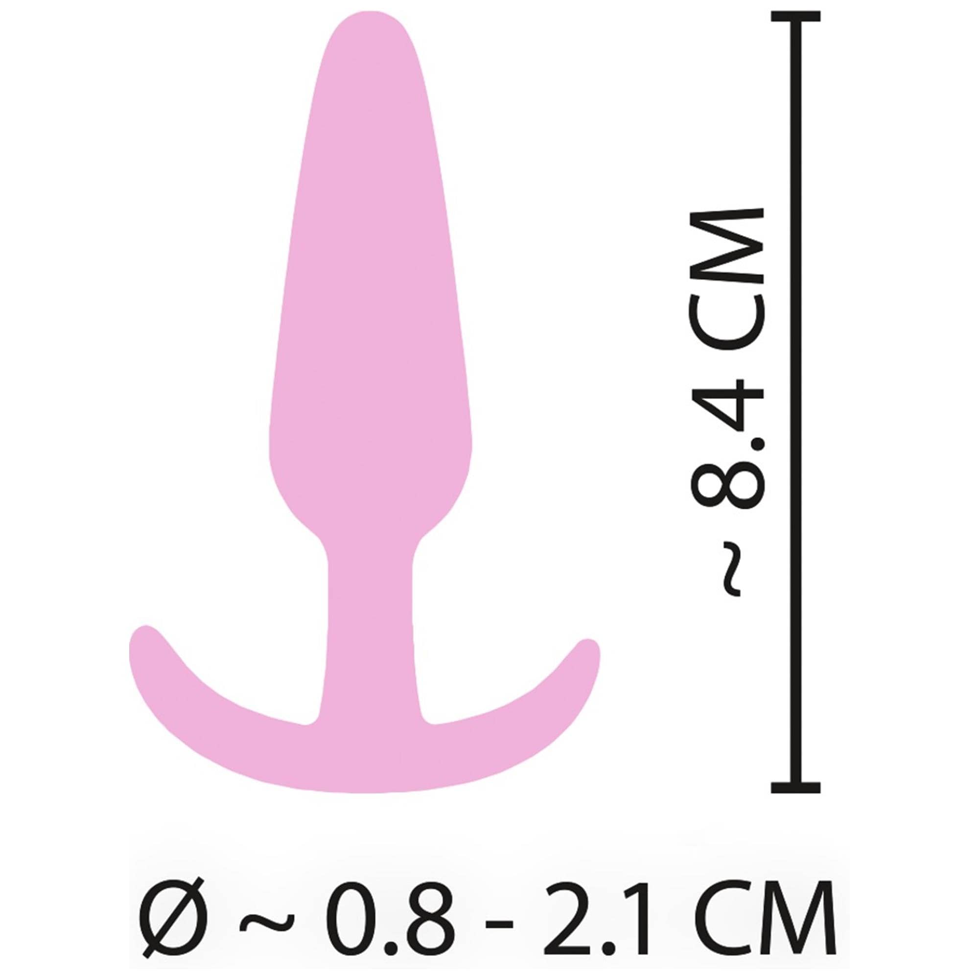 Cuties Mini Butt Plug Pink Buttplug Cuties Mini Butt Plug Pink Buttplug