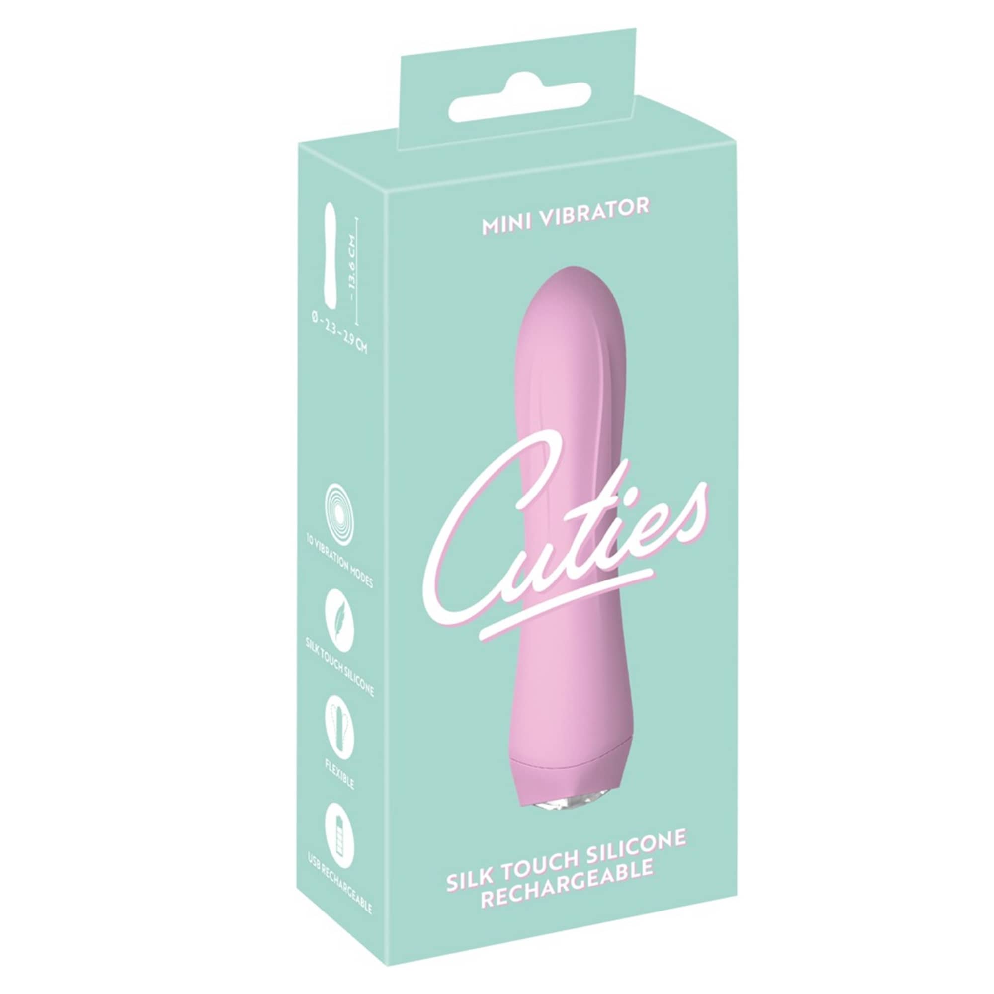 Cuties Mini Vibrator Heart Pink Bulletvibratorer Cuties Mini Vibrator Heart Pink Bulletvibratorer
