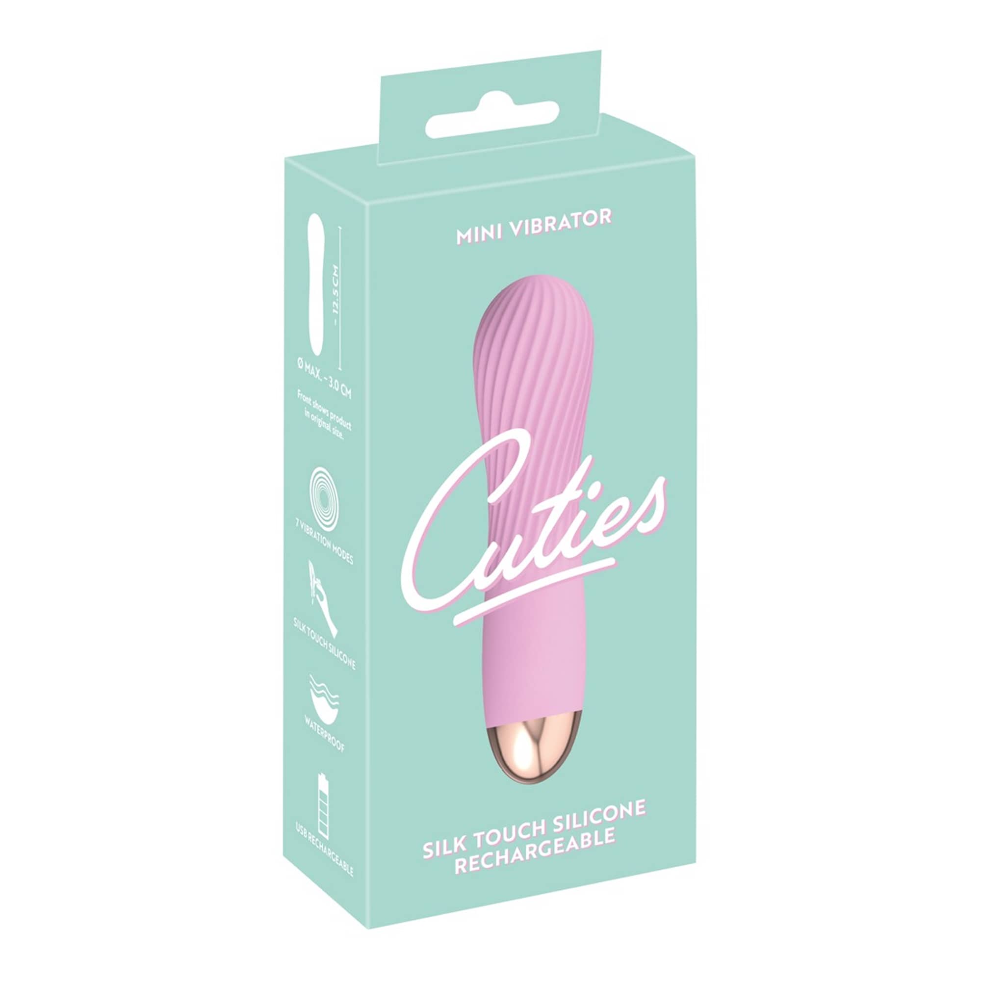 Cuties Mini Vibrator Pink Vibratorer Cuties Mini Vibrator Pink Vibratorer