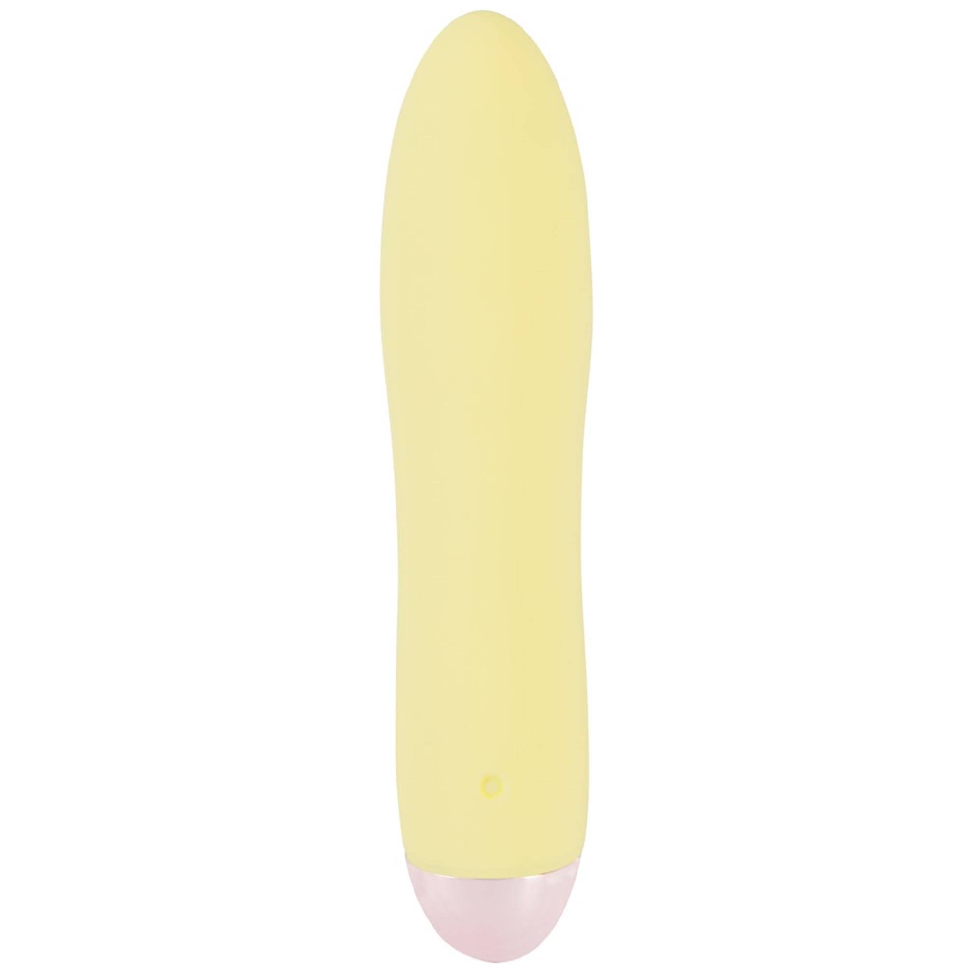 Cuties Mini Vibrator Yellow Sleek Bulletvibratorer Cuties Mini Vibrator Yellow Sleek