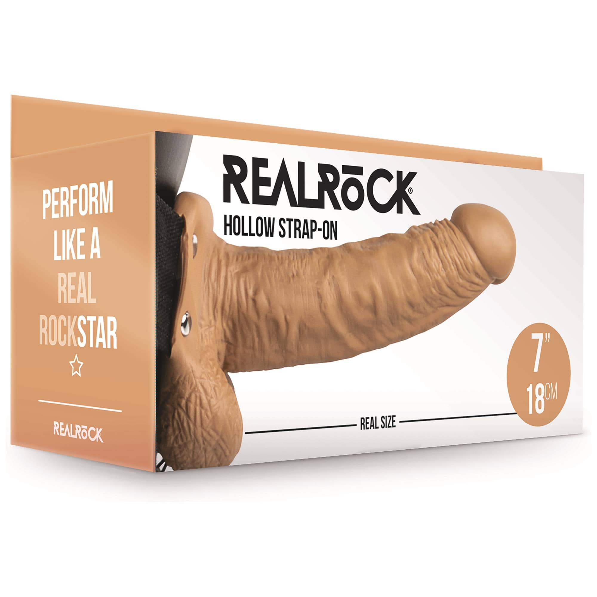 Hollow Strap-on With Balls 18cm Nude Strap-on dildos Hollow Strap-on With Balls 18cm Nude Strap-on dildos