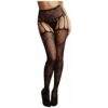 Crotchless Cut Out Pantyhose - Svart - Onesize