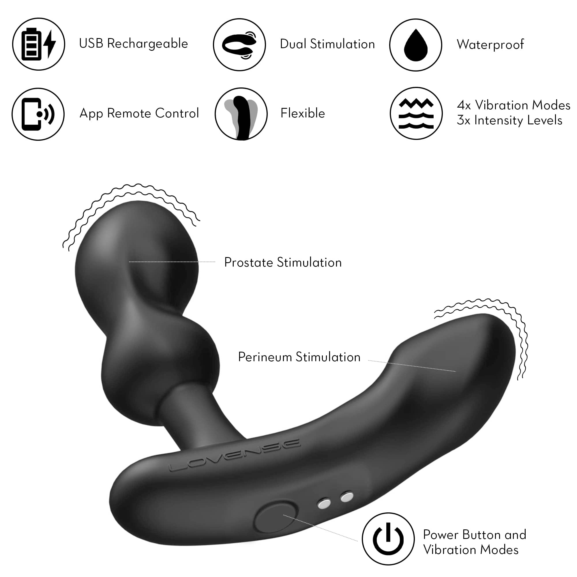 Lovense Edge 2 Prostate Massager Prostatamassager Lovense Edge 2 Prostate Massager Prostatamassager