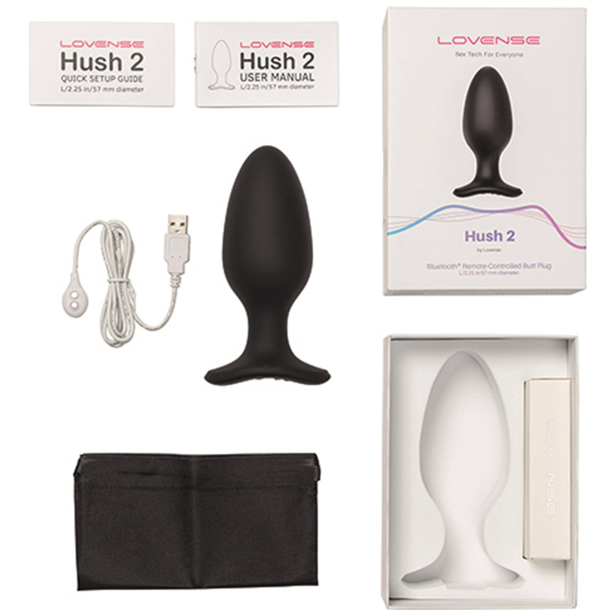 Lovense Hush 2 Butt Plug L 5,7cm Buttplug Lovense Hush 2 Butt Plug L 5,7cm Buttplug