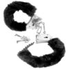 Beginner's Metal Cuffs Furry Svart