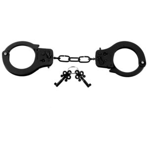 Designer Metal Handcuffs Svart BDSM Designer Metal Handcuffs Svart