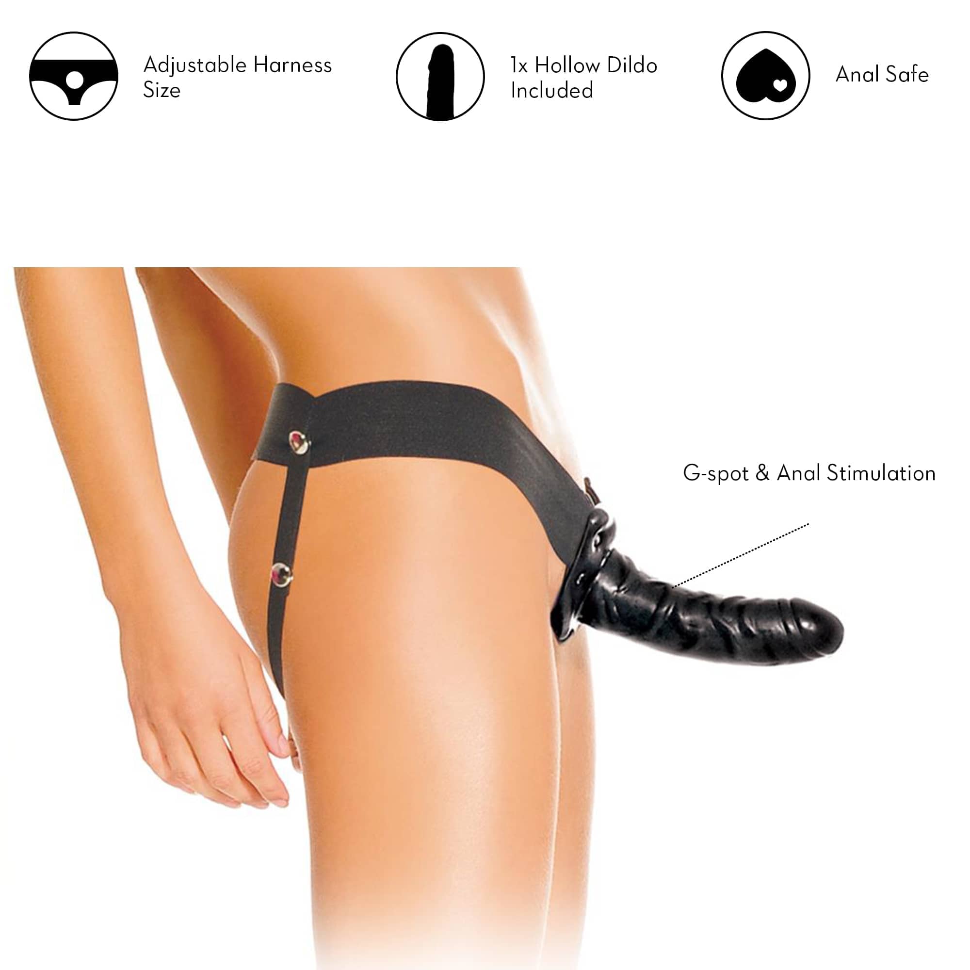 Fetish Fantasy Hollow Stap-On 15cm Henne Fetish Fantasy Hollow Stap-On 15cm Henne
