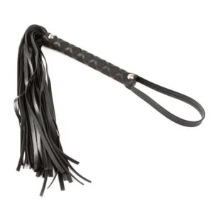 SEI MIO – Primed For Punishment Faux Leather Flogger BDSM SEI MIO - Primed For Punishment Faux Leather Flogger